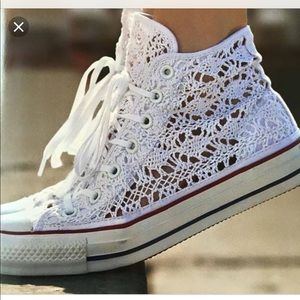Converse Chuck Taylor crochet high top sneaker
